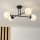 Brilagi - Przysufitowy żyrandol MALIVA 4xE14/15W/230V czarny/biały
