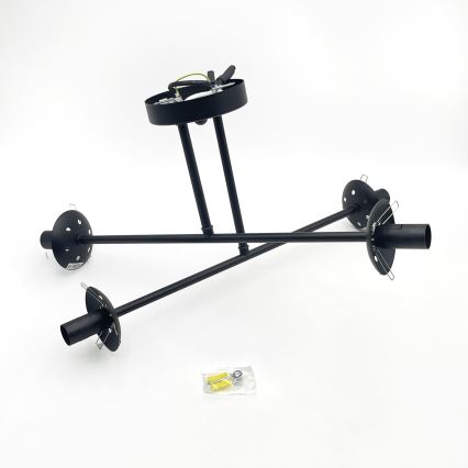 Brilagi - Przysufitowy żyrandol MALIVA 4xE14/15W/230V czarny/biały