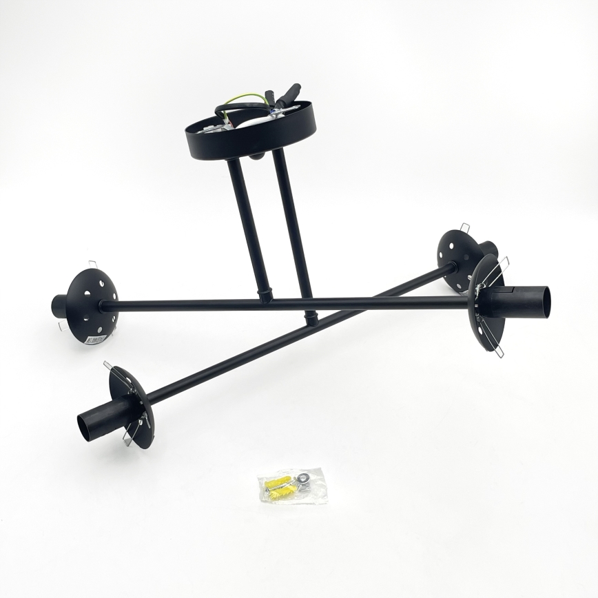 Brilagi - Przysufitowy żyrandol MALIVA 4xE14/15W/230V czarny/przezroczysty