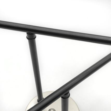 Brilagi - Przysufitowy żyrandol MALIVA 4xE14/15W/230V matowy chrom/przydymiony