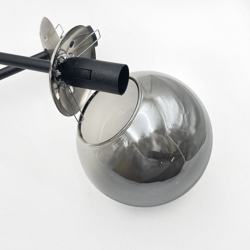 Brilagi - Przysufitowy żyrandol MALIVA 4xE14/15W/230V matowy chrom/przydymiony