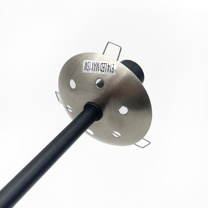 Brilagi - Przysufitowy żyrandol MALIVA 4xE14/15W/230V matowy chrom/przydymiony