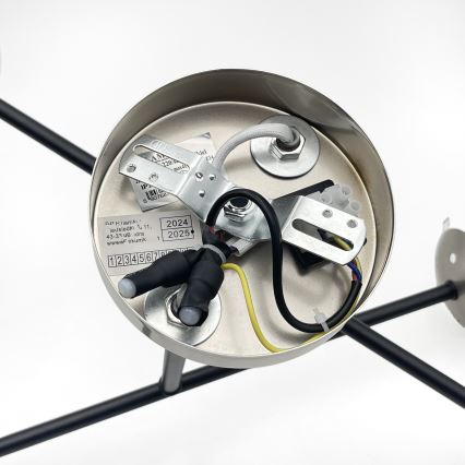 Brilagi - Przysufitowy żyrandol MALIVA 4xE14/15W/230V matowy chrom/przydymiony