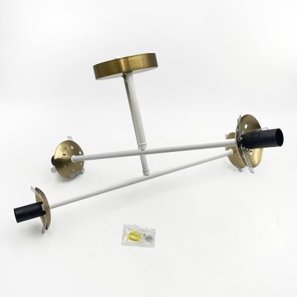 Brilagi - Przysufitowy żyrandol MALIVA 4xE14/15W/230V złoty/biały