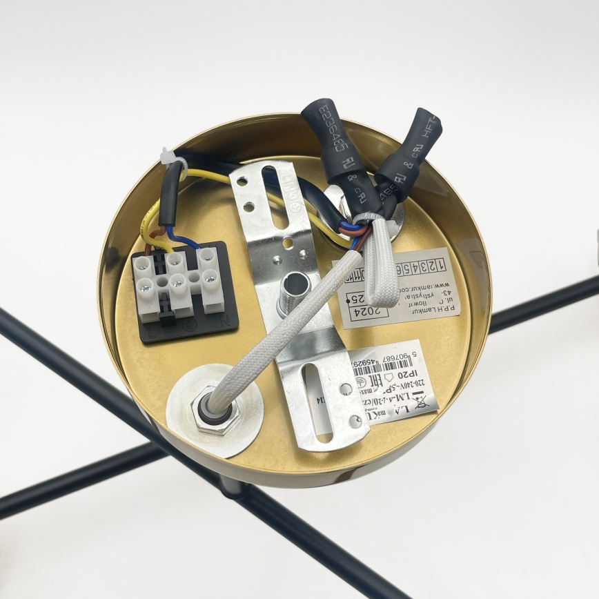 Brilagi - Przysufitowy żyrandol MALIVA 4xE14/15W/230V złoty