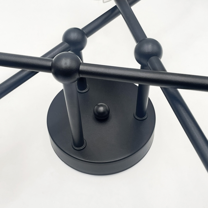 Brilagi - Przysufitowy żyrandol MALIVA 6xE14/15W/230V czarny/biały