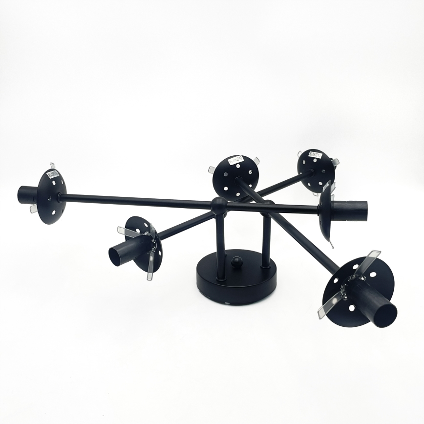 Brilagi - Przysufitowy żyrandol MALIVA 6xE14/15W/230V czarny/biały