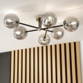 Brilagi - Przysufitowy żyrandol MALIVA 6xE14/15W/230V matowy chrom/dymione