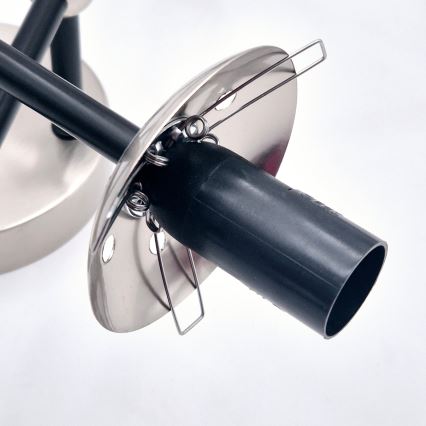 Brilagi - Przysufitowy żyrandol MALIVA 6xE14/15W/230V matowy chrom/dymione