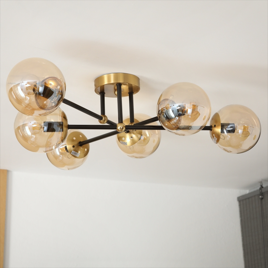 Brilagi - Przysufitowy żyrandol MALIVA 6xE14/15W/230V złoty