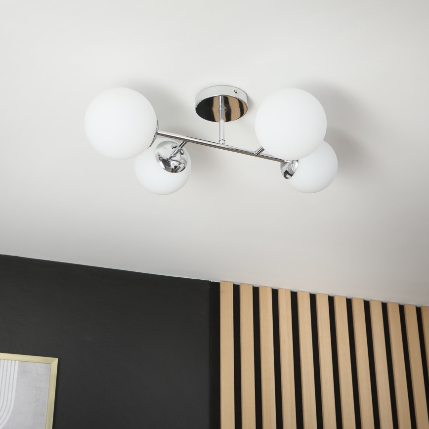 Brilagi - Przysufitowy żyrandol MALONY 4xE14/20W/230V błyszczący chrom