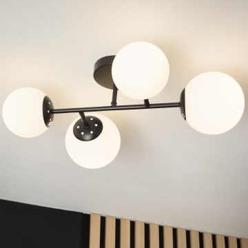 Brilagi - Przysufitowy żyrandol MALONY 4xE14/20W/230V czarny