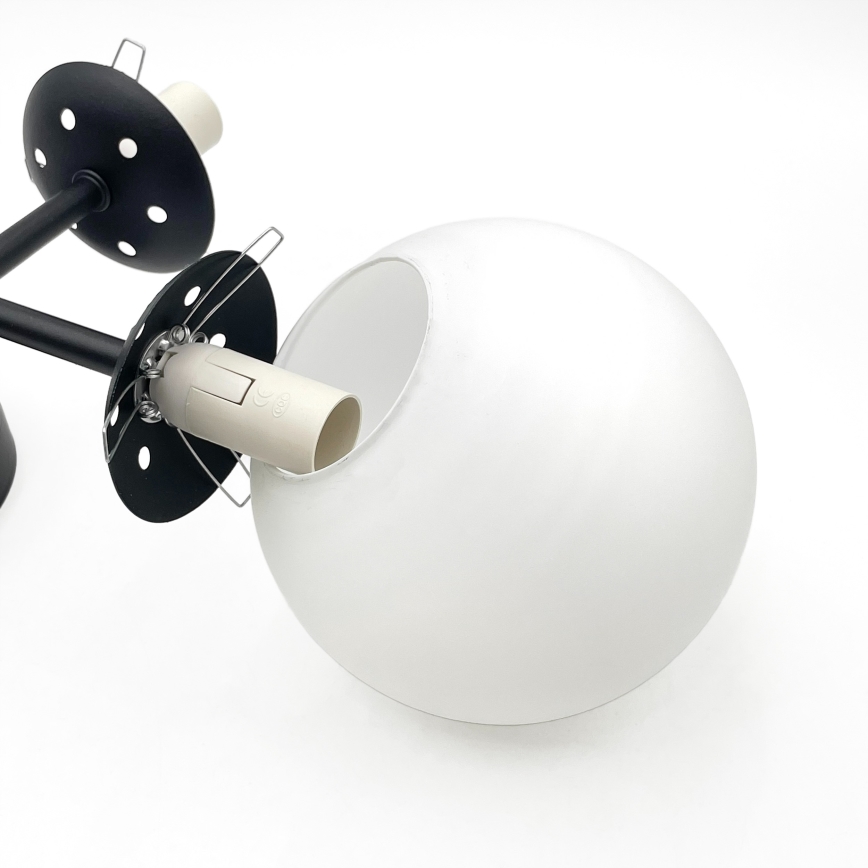 Brilagi - Przysufitowy żyrandol MALONY 4xE14/20W/230V czarny