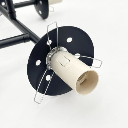 Brilagi - Przysufitowy żyrandol MALONY 4xE14/20W/230V czarny