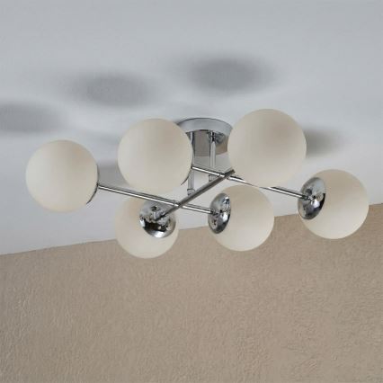 Brilagi - Przysufitowy żyrandol MALONY 6xE14/20W/230V błyszczący chrom