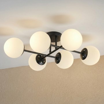 Brilagi - Przysufitowy żyrandol MALONY 6xE14/20W/230V czarny
