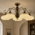 Brilagi - Przysufitowy żyrandol MOLLERO 5xE27/15W/230V śr. 84 cm brąz/patyna