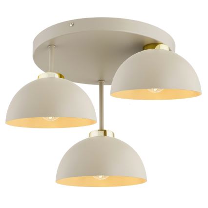 Brilagi - Przysufitowy żyrandol MOON 3xE27/60W/230V beżowy/złoty