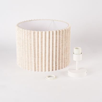 Brilagi - Przysufitowy żyrandol NORDIC WAVE 1xE27/15W/230V śr. 32 cm len/biały