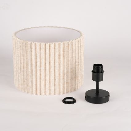 Brilagi - Przysufitowy żyrandol NORDIC WAVE 1xE27/15W/230V śr. 32 cm lniany/czarny