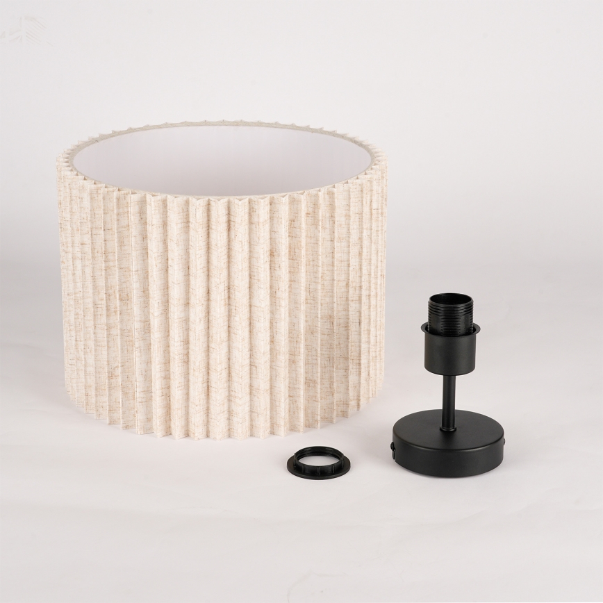 Brilagi - Przysufitowy żyrandol NORDIC WAVE 1xE27/15W/230V śr. 32 cm lniany/czarny