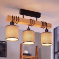 Brilagi - Przysufitowy żyrandol NUBILA 3xE27/60W/230V sosna/brązowy