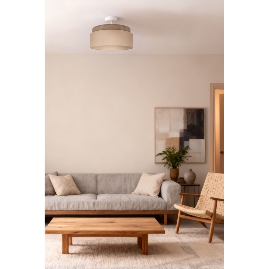 Brilagi - Przysufitowy żyrandol PADOVA 1xE27/60W/230V Ø 40 cm beżowy
