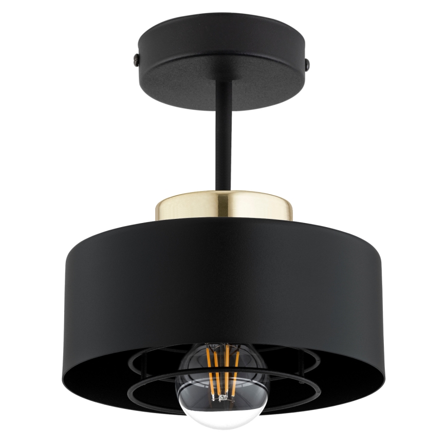 Brilagi - Przysufitowy żyrandol SPRING 1xE27/60W/230V czarny/złoty