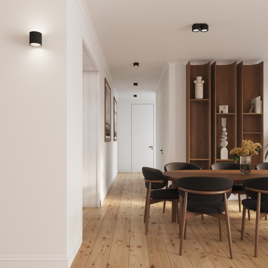 Brilagi - Punktowa oprawa LED SFERA 1xGX53/30W/230V śr. 10 cm czarna