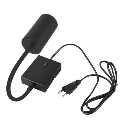 Brilagi - Regulowany kinkiet z wyłącznikiem SELE 1xGU10/30W/230V czarny