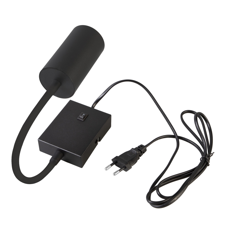 Brilagi - Regulowany kinkiet z wyłącznikiem SELE 1xGU10/30W/230V czarny