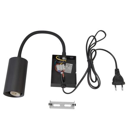 Brilagi - Regulowany kinkiet z wyłącznikiem SELE 1xGU10/30W/230V czarny