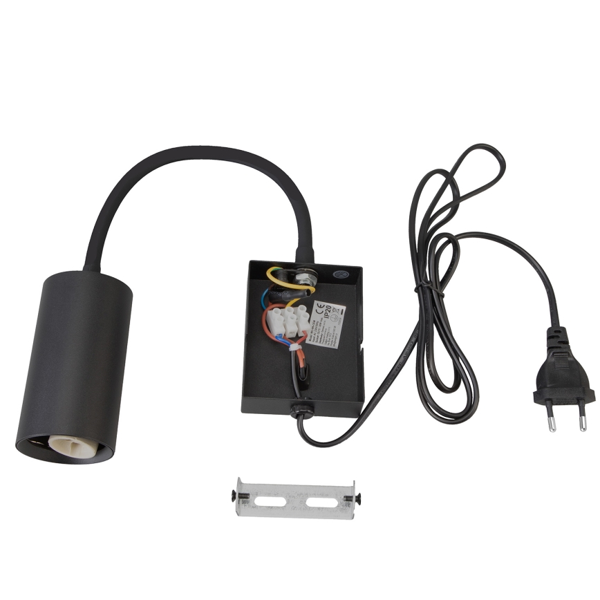 Brilagi - Regulowany kinkiet z wyłącznikiem SELE 1xGU10/30W/230V czarny