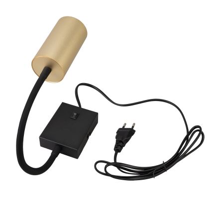 Brilagi - Regulowany kinkiet z włącznikiem SELE 1xGU10/30W/230V czarny/złoty