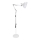 Brilagi - Regulowana lampa stojąca TASKER 1xE27/60W/230V 157 cm biała