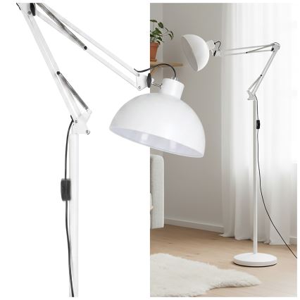 Brilagi - Regulowana lampa stojąca TASKER 1xE27/60W/230V 157 cm biała