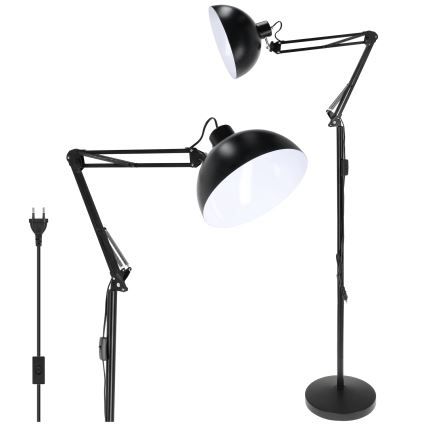 Brilagi - Regulowana lampa stojąca TASKER 1xE27/60W/230V 157 cm czarna