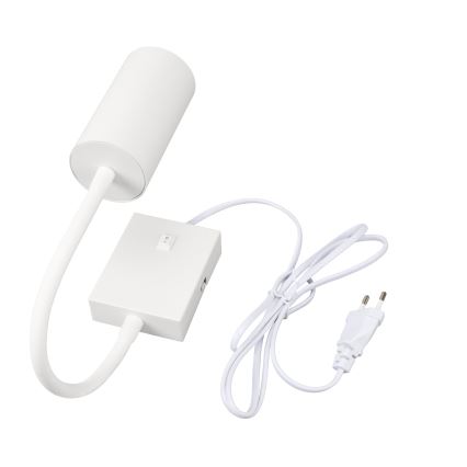 Brilagi - Regulowana lampa ścienna z włącznikiem SELE 1xGU10/30W/230V biała