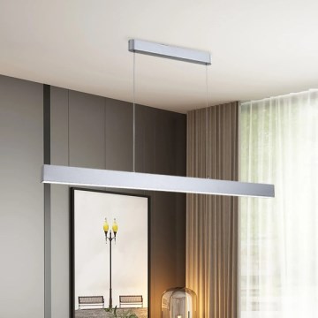 Brilagi - Regulowany żyrandol LED na linkę SLEEKLINE SMART LED/40W/230V 3000-6000K Wi-Fi Tuya srebrny + pilot zdalnego sterowania