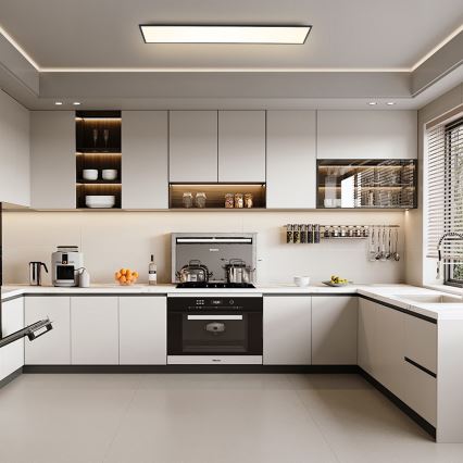 Brilagi - LED ściemnialna oprawa sufitowa SLIMFRAME LED/58W/230V 120x30 cm 3000-6000K czarna + pilot zdalnego sterowania