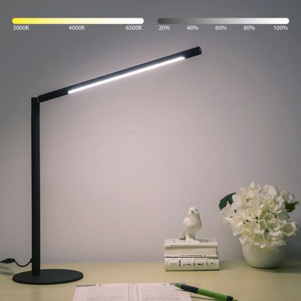 Brilagi - LED ściemniana dotykowa lampa stołowa VARIO LED/7W/230V 3000-6500K CRI 96 czarna