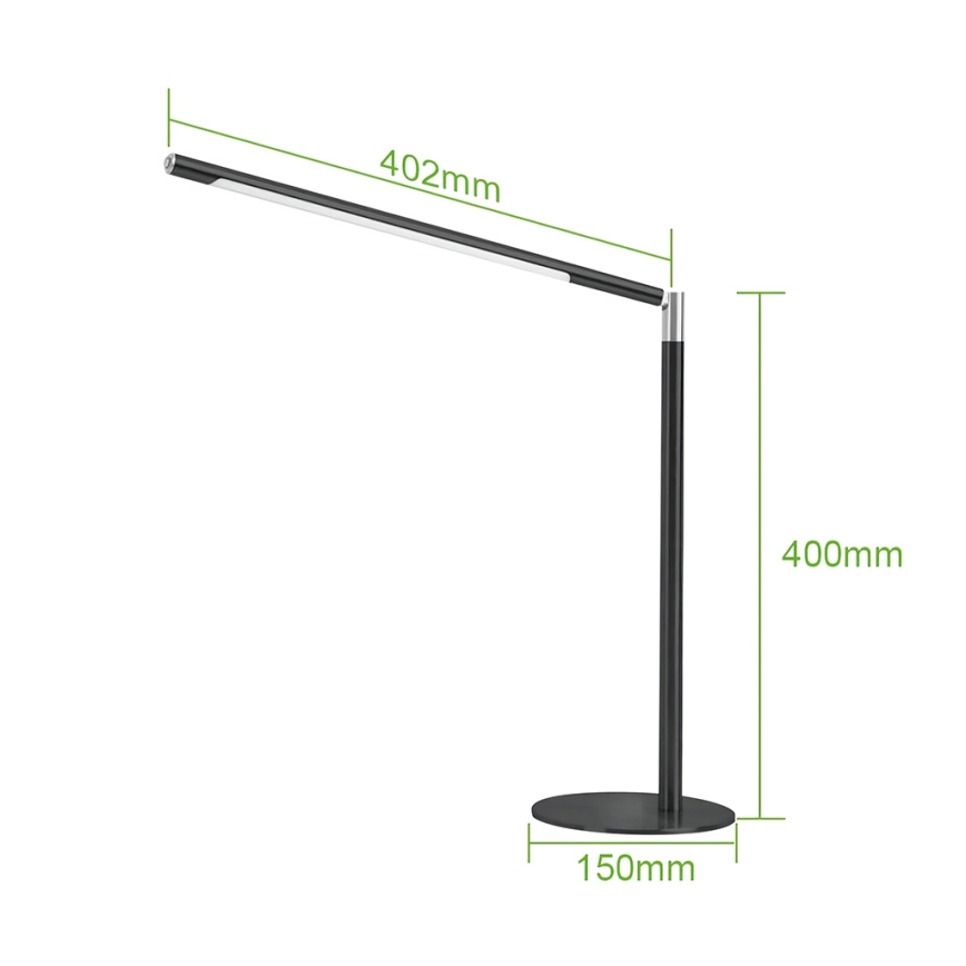 Brilagi - LED ściemniana dotykowa lampa stołowa VARIO LED/7W/230V 3000-6500K CRI 96 czarna