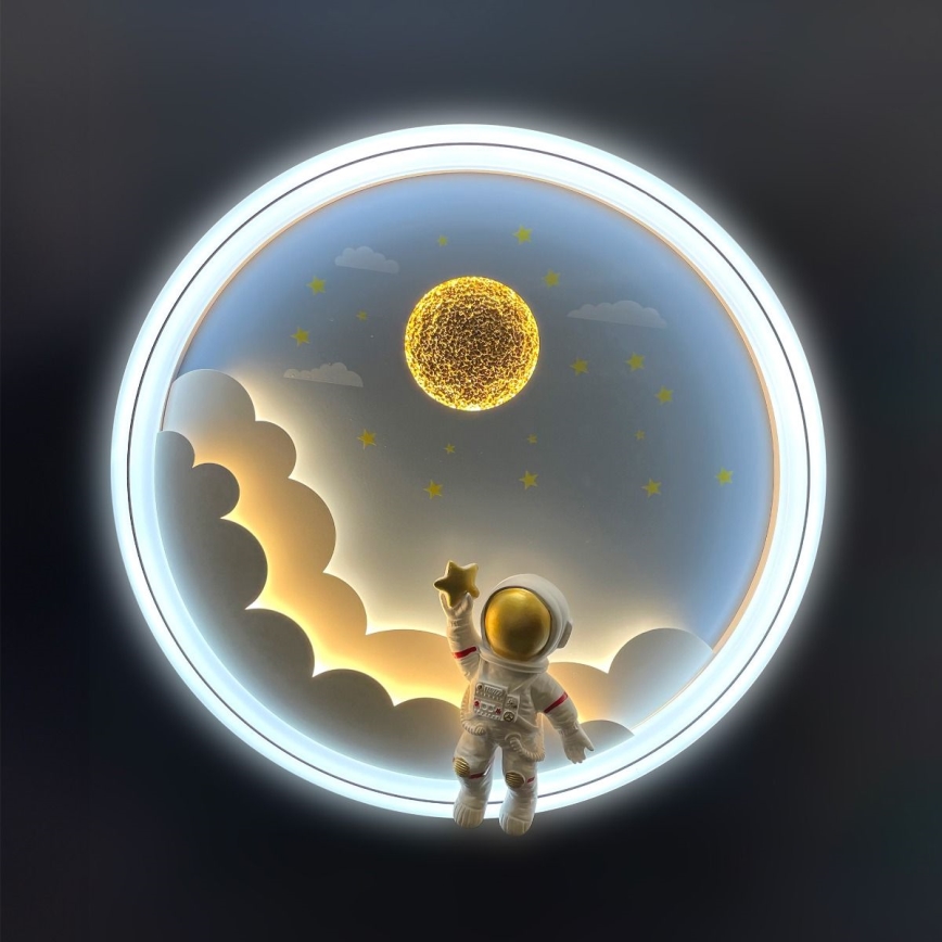 Brilagi - Ściemnialna dziecięca lampa sufitowa LED/42W/230V 3000/5700K Astronauta