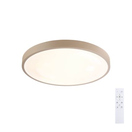 Brilagi - ściemnialna oprawa sufitowa LED GLASS POOL DOUBLE LED/48W/230V 3000-6000K 40 cm beżowa + pilot zdalnego sterowania