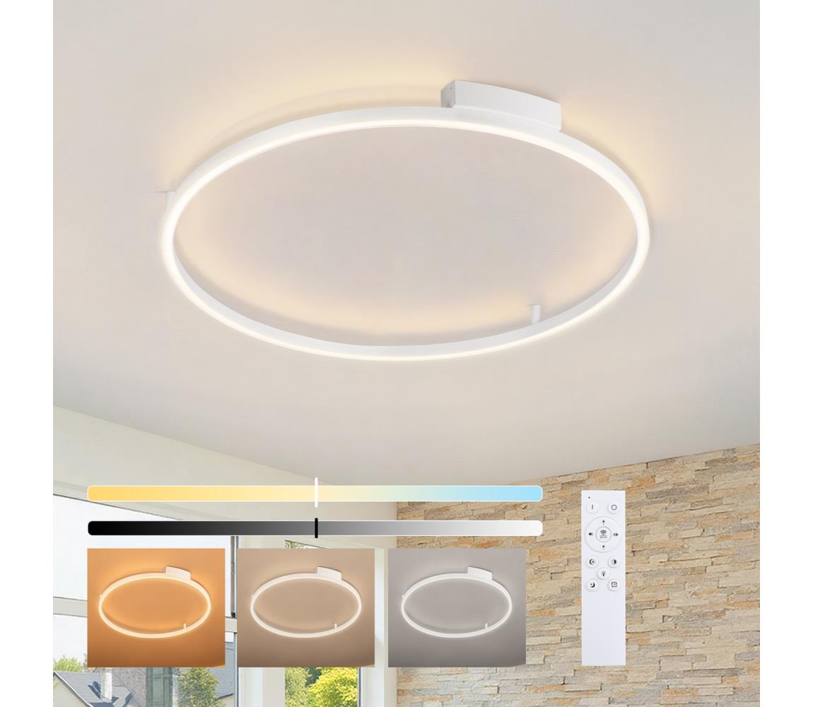 Brilagi - ściemnialna lampa LED PORTOFINO LED/60W/230V, średnica 80 cm, biała + pilot