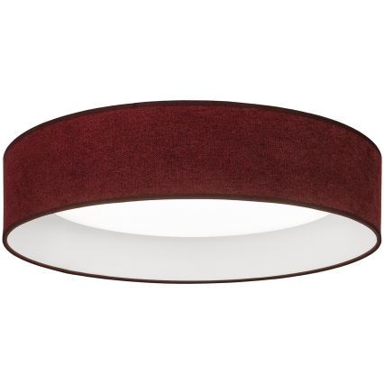 BRILAGI - ściemnialna lampa sufitowa LED VELVET SMARTIX LED/24W/230V 3000-6000K śr. 45 cm bordowa Wi-Fi Tuya Beacon + pilot zdalnego sterowania