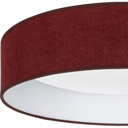 BRILAGI - ściemnialna lampa sufitowa LED VELVET SMARTIX LED/24W/230V 3000-6000K śr. 45 cm bordowa Wi-Fi Tuya Beacon + pilot zdalnego sterowania