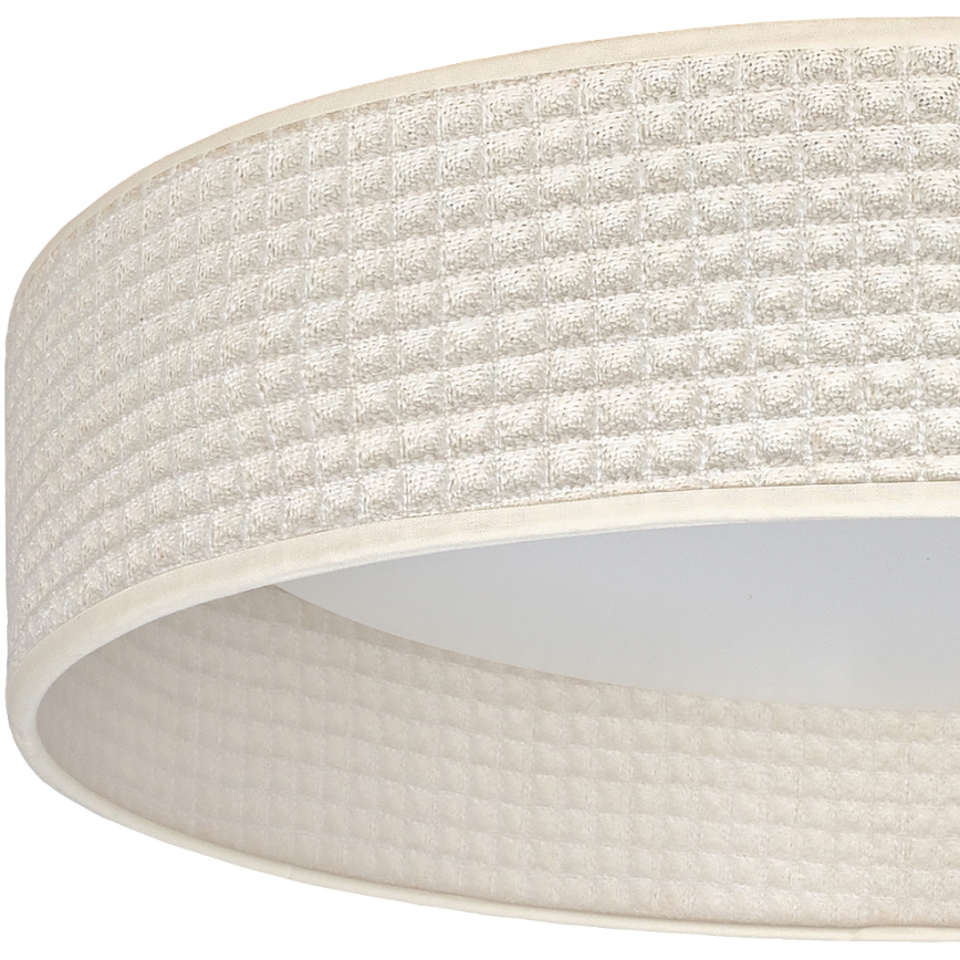 Brilagi - ściemnialna oprawa sufitowa LED VELVET SMARTIX LED/24W/230V 3000-6000K śr. 45 cm kremowa Wi-Fi Tuya Beacon + pilot zdalnego sterowania