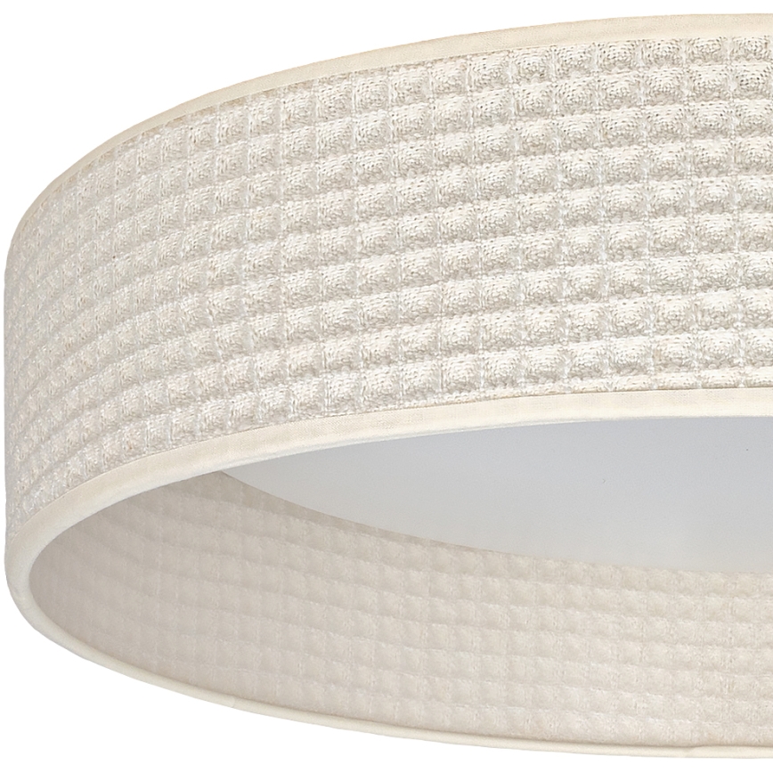 BRILAGI - LED ściemnialna lampa sufitowa VELVET SMARTIX LED/36W/230V 3000-6000K śr. 55 cm kremowa Wi-Fi Tuya Beacon + zdalne sterowanie
