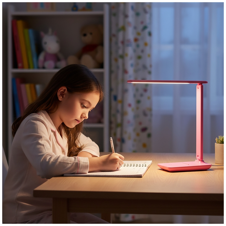 Brilagi - LED ściemnialna lampa stołowa MODO LED/7W/230V 3000/4000/6500K różowa